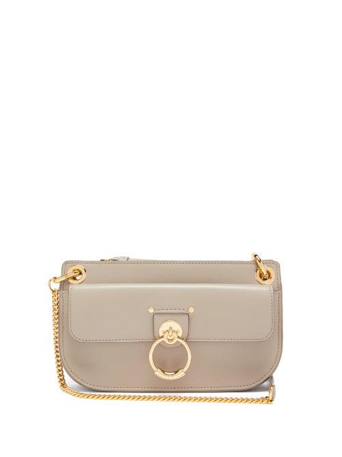 Matchesfashion.com Chlo - Tess Mini Leather Cross-body Bag - Womens - Grey