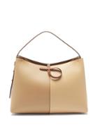 Matchesfashion.com Wandler - Ava Medium Topstitched-leather Tote Bag - Womens - Beige Multi