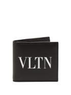 Valentino Vltn Logo-print Bi-fold Leather Wallet