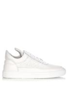 Filling Pieces Low-top Mesh And Leather Trainers