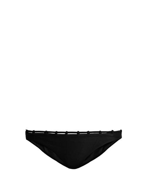 Matchesfashion.com Jade Swim - Chain Reaction Bikini Briefs - Womens - Black
