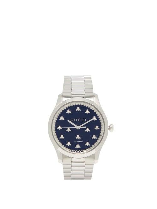 Matchesfashion.com Gucci - G Timeless Stainless Steel Watch - Mens - Silver