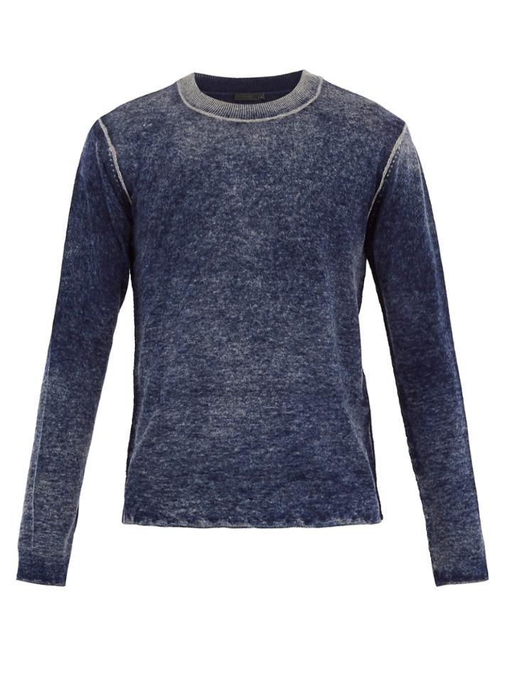 Atm Washed Wool And Cashmere-blend Sweater