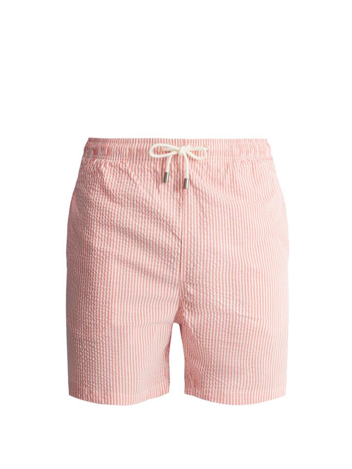 Solid & Striped The Classic Seersucker Swim Shorts