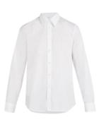 Matchesfashion.com Helmut Lang - Logo Printed Cotton Shirt - Mens - White