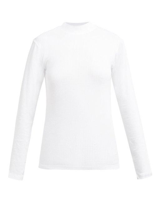 Matchesfashion.com Eytys - Toni Mock Neck Top - Womens - White