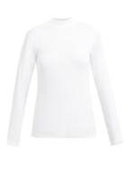 Matchesfashion.com Eytys - Toni Mock Neck Top - Womens - White
