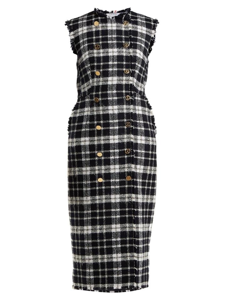 Thom Browne Double-breasted Tweed Dress