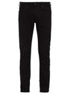 Matchesfashion.com Stone Island - Slim Fit Stretch Cotton Jeans - Mens - Black