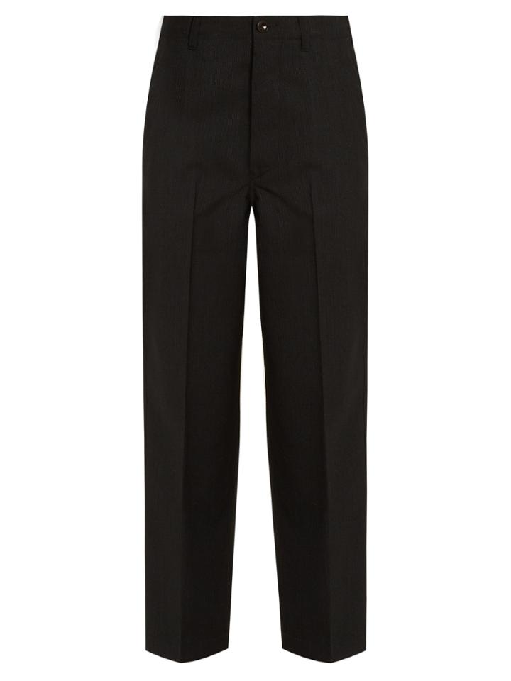 Chimala Striped Straight-leg Wool-blend Trousers