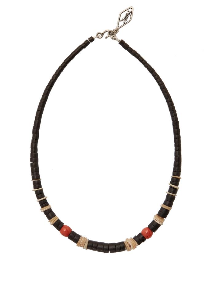 Saint Laurent Retro Beach Beaded Necklace