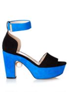 Nicholas Kirkwood Maya Pearl-embellished Block-heel Sandals