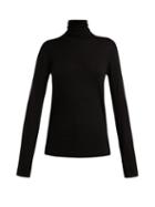 Matchesfashion.com Joseph - Merino Wool Roll Neck Sweater - Womens - Black
