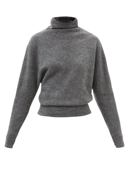 Proenza Schouler - Roll-neck Dolman-sleeve Sweater - Womens - Grey