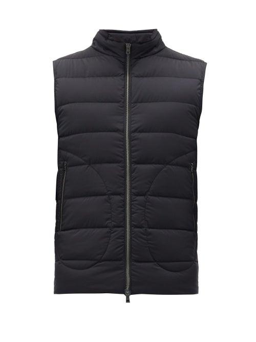 Matchesfashion.com Herno - Legend Quilted-down Gilet - Mens - Black