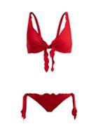 Matchesfashion.com On The Island - Los Roques Underwired Bikini - Womens - Red