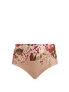 Matchesfashion.com Zimmermann - Cassia High-rise Floral-print Bikini Briefs - Womens - Pink Print