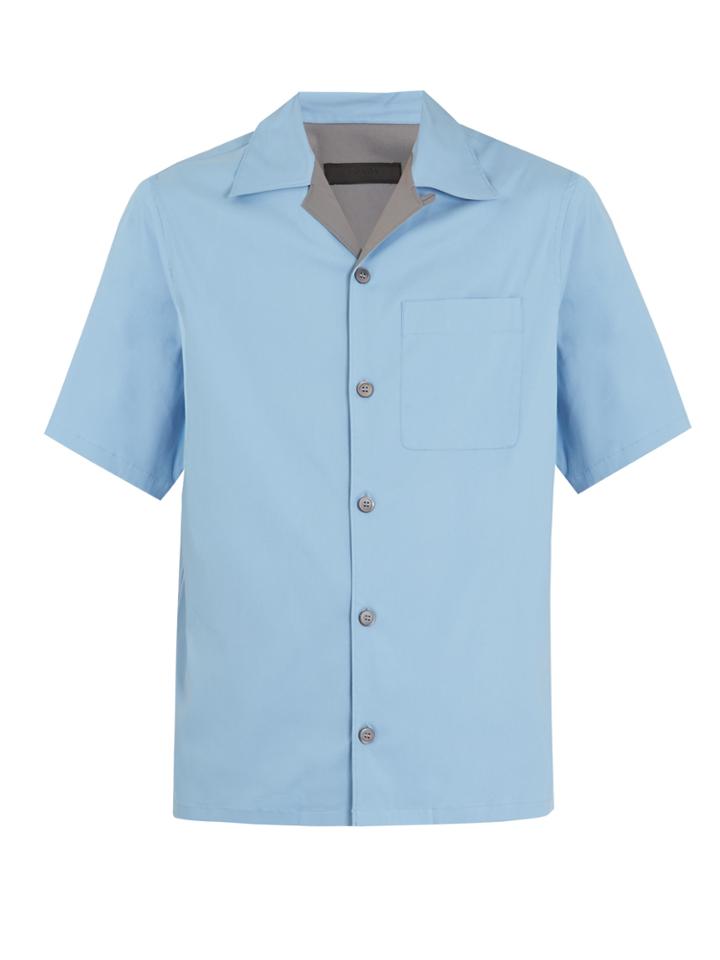 Prada Cotton-blend Bowling Shirt