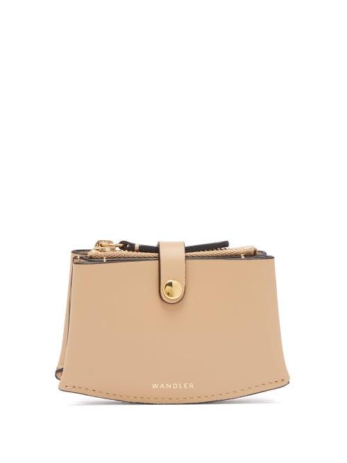 Matchesfashion.com Wandler - Corsa Leather Cardholder - Womens - Beige