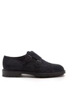 Dolce & Gabbana Double Monk-strap Suede Shoes