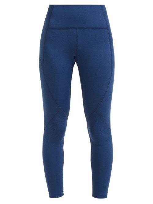 Matchesfashion.com Lndr - Ultra Form High Rise Compression Leggings - Womens - Blue