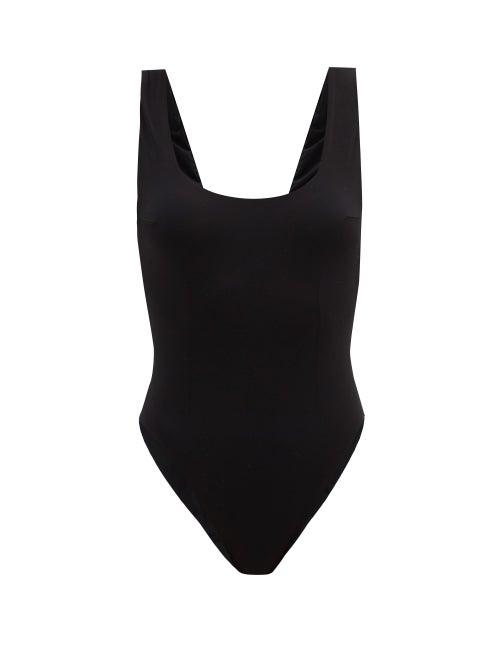 Matchesfashion.com Haight - Manu Scoop-neck Swimsuit - Womens - Black