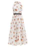 Matchesfashion.com Emilia Wickstead - Norika Floral-print Cotton Dress - Womens - White Print