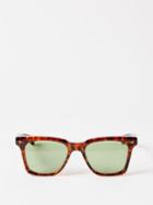 Jacques Marie Mage - Herbie D-frame Acetate Sunglasses - Mens - Brown