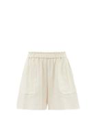 Matchesfashion.com Loup Charmant - Expedition Organic-cotton Shorts - Womens - Ivory