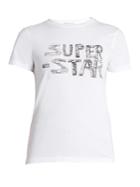 Bella Freud Super Star-print Cotton-jersey T-shirt