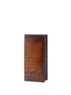 Matchesfashion.com Berluti - Santal Scritto Continental Leather Wallet - Mens - Brown