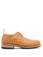 Matchesfashion.com Guidi E Rosellini - Stacked-sole Leather Derby Shoes - Mens - Tan