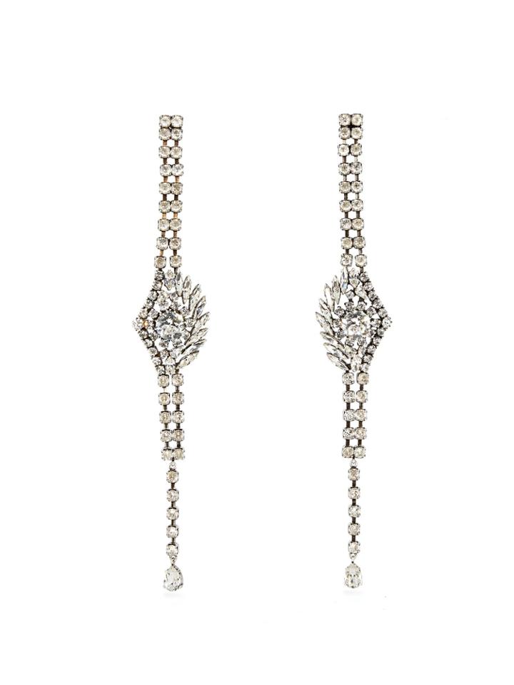 Sonia Rykiel Oversized Crystal-embellished Earrings
