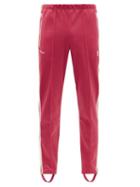 Matchesfashion.com Adidas X Wales Bonner - Stirrup-cuff Three-stripe Jersey Track Pants - Mens - Pink