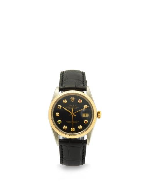 Matchesfashion.com Lizzie Mandler - Vintage Rolex Datejust Diamond & 18kt Gold Watch - Womens - Multi