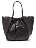 Matchesfashion.com Proenza Schouler - Ruched Xl Leather Tote Bag - Womens - Black