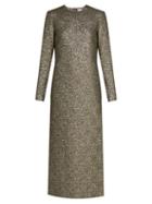 Racil Auriga Metallic-brocade Dress