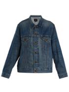 Matchesfashion.com Khaite - Cate Oversized Denim Jacket - Womens - Mid Blue