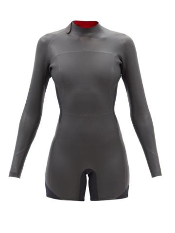 Ladies Beachwear Stockholm Surfboard Club - Christel 3/2mm Short Neoprene Wetsuit - Womens - Black