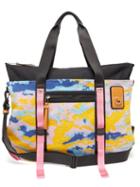 Matchesfashion.com Eye/loewe/nature - Anagram Fleece And Canvas Holdall Bag - Mens - Multi