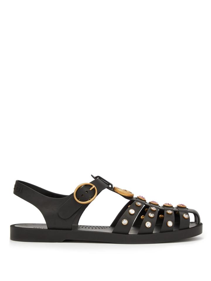 Gucci Crystal-embellished Sandals