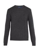 Polo Ralph Lauren Cable-knit Wool And Cashmere-blend Sweater