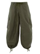 Matchesfashion.com Needles - Wide Legged Cotton Cargo Trousers - Mens - Green