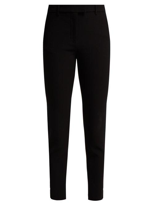 Matchesfashion.com Altuzarra - Henri Cigarette Crepe Trousers - Womens - Black