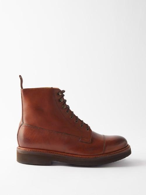 Grenson - Harry Leather Boots - Mens - Tan