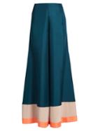 Roksanda Oldridge Wide-leg Satin-twill Trousers