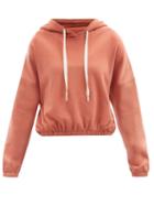 The Upside - Caprice Amelie Cotton-jersey Hooded Sweatshirt - Womens - Red