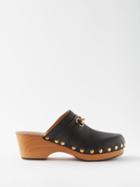 Gucci - Horsesbit Leather Clogs - Womens - Black