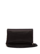 Matchesfashion.com Galvan - Tasselled Satin Shoulder Bag - Womens - Black