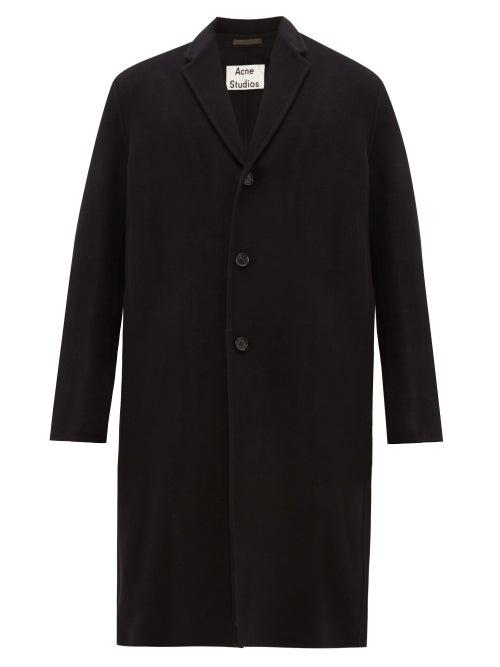Matchesfashion.com Acne Studios - Chad Wool Blend Overcoat - Mens - Black